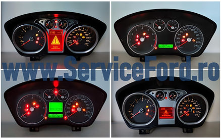 Reparatii ceasuri bord FORD C-Max, Fiesta, Focus, Fusion, Galaxy, Kuga, Mondeo, S-Max, Transit